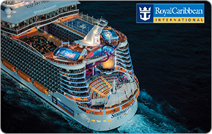 image of a digital Royal Caribbean gift card