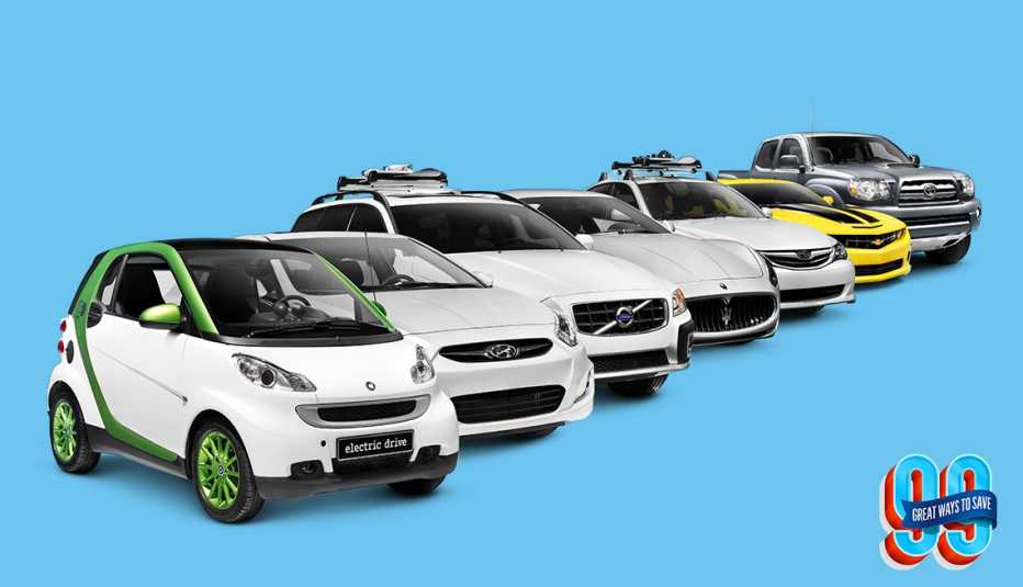 cars in a row 