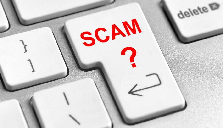 scam button