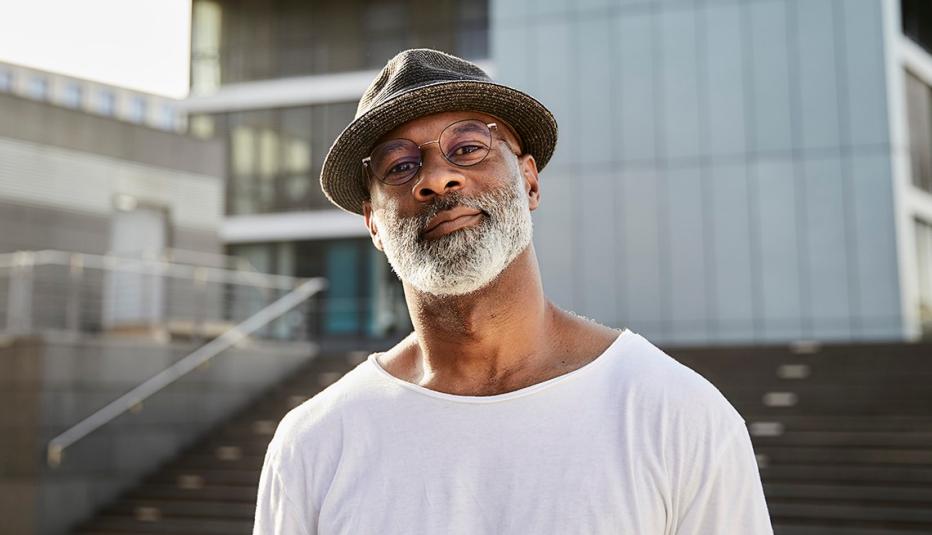 Older Man Wearing a Hat