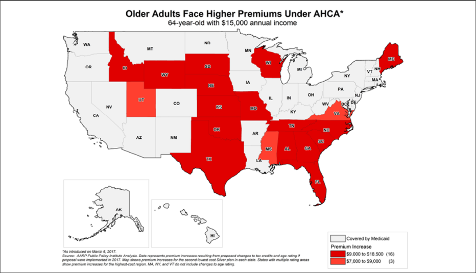 AHCA Premium Map
