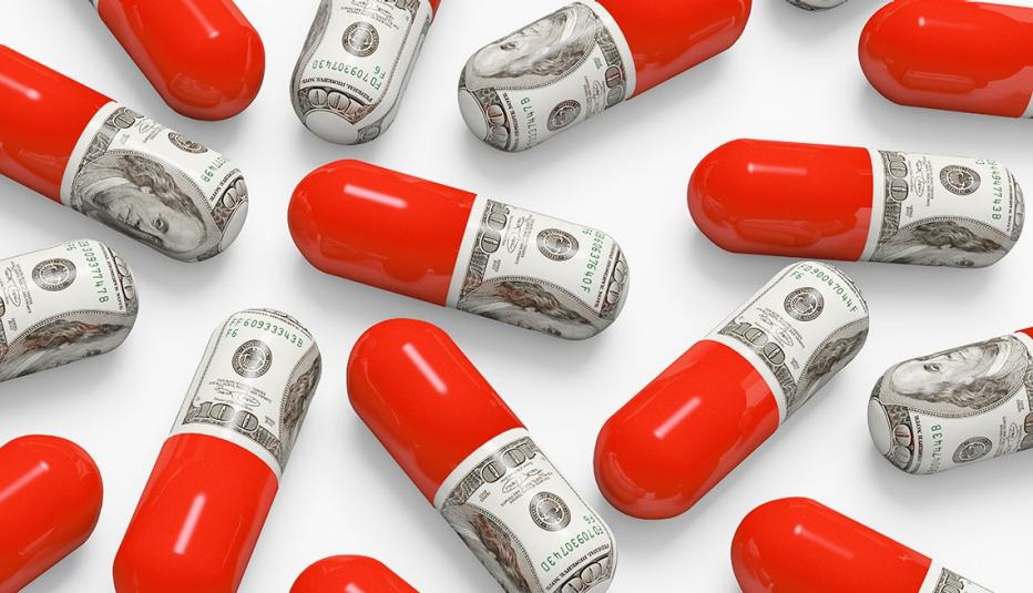 Money inside capsules