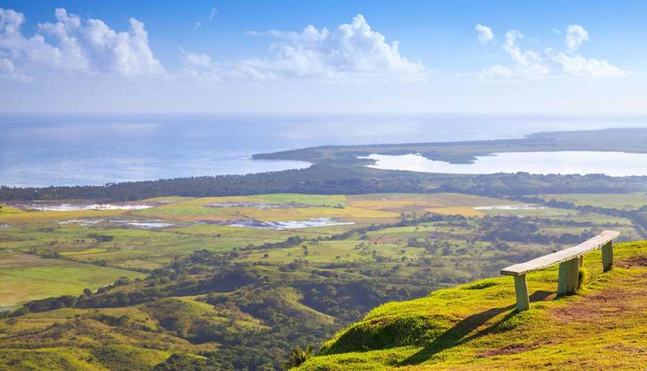 aerial view of Montana Redonda, Dominican Republic