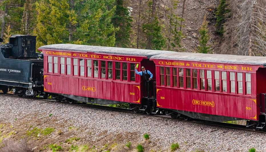 The Cumbres & Toltec Scenic Railroad train 