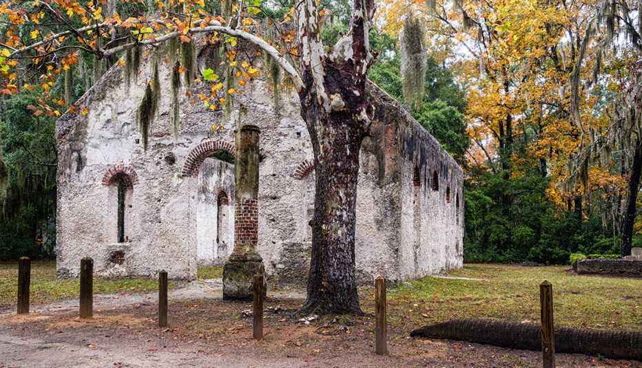 Chapel of Ease Ruins on St. Helena Island, South Carolina