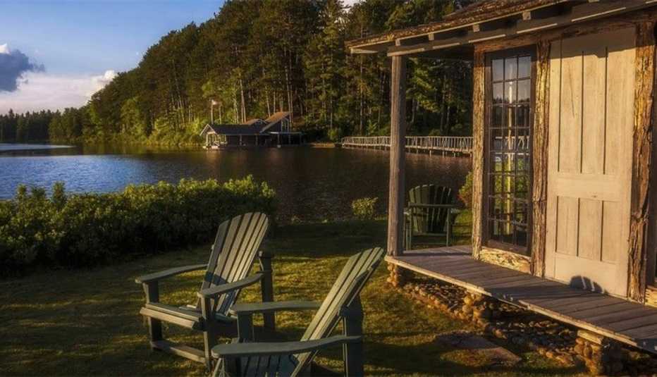 cabin in the Adirondacks