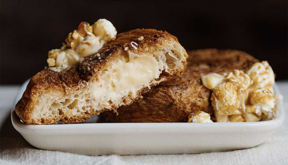 ba sants are hybrid bagel croissants from the minnesota state fair