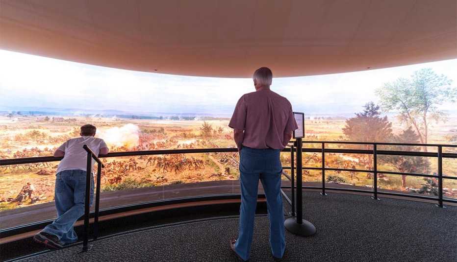 Gettysburg Cyclorama at the National Military Park Museum and Visitor Center