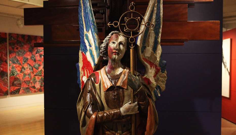 Some of the new art which will be displayed on the third floor of the Museum of the African Diaspora (MoAD) in San Francisco, Calif., on Friday, November 14, 2014. 