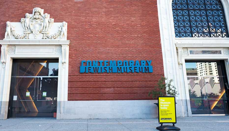 The exterior of the Contemporary Jewish Museum in San Francisco, California, September 4, 2016. 