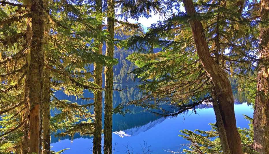 Wonderland Trail at Mowich Lake