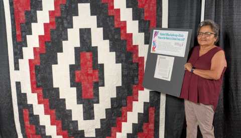 Mabel rediscovers joy through quilting
