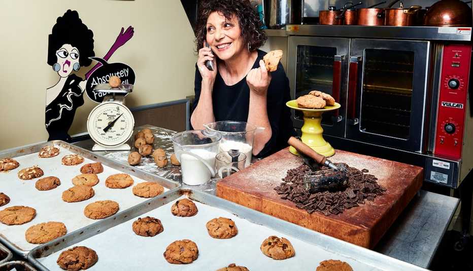 Franny Martin photographed at Cookies on Call! in South Haven, Michigan 