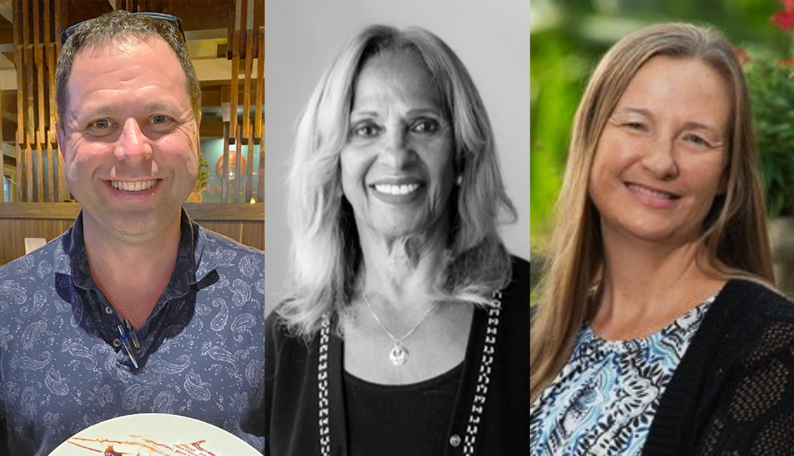 shaun gilley sue taylor and julie chickery photo triptych