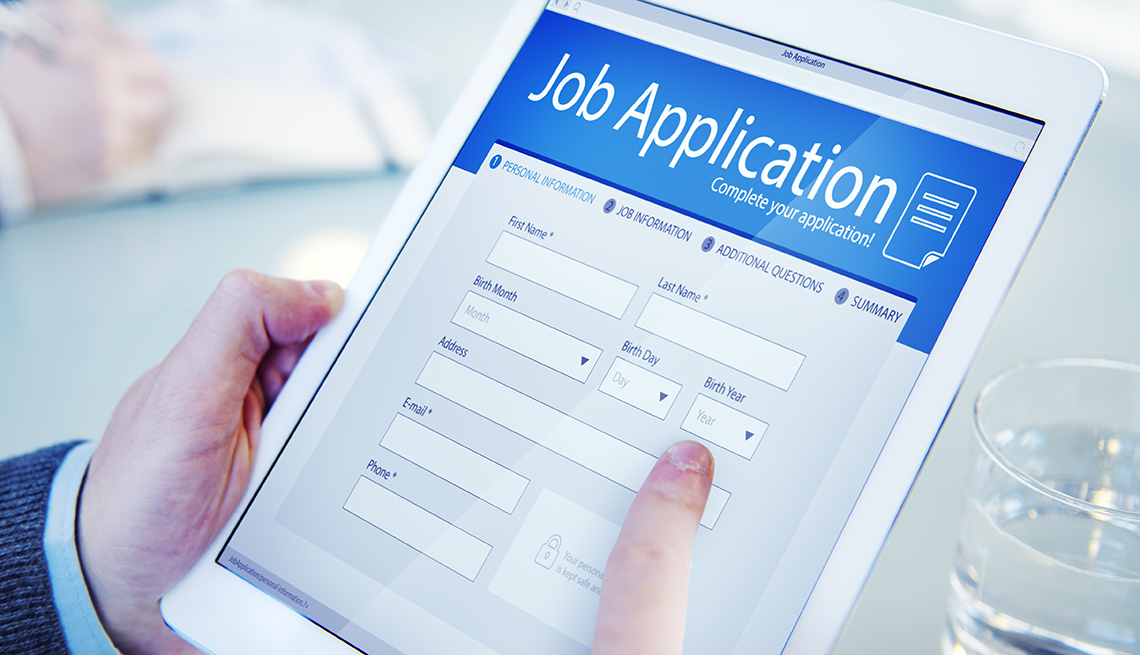 Job application form