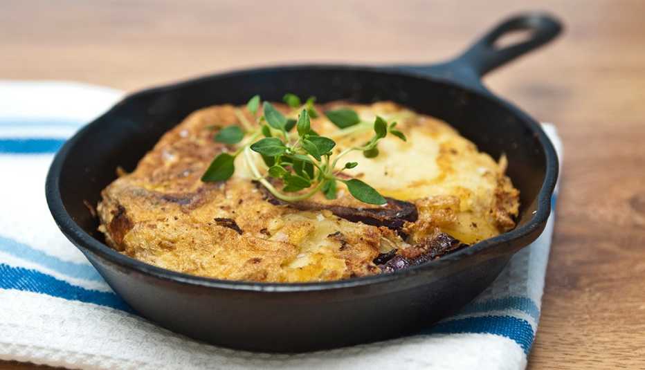 Tortilla de clara de huevos 