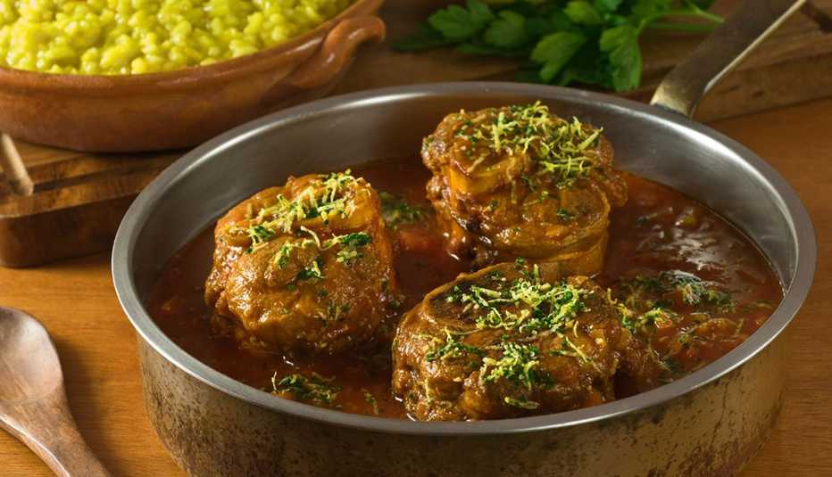 Osso Bucco con arroz