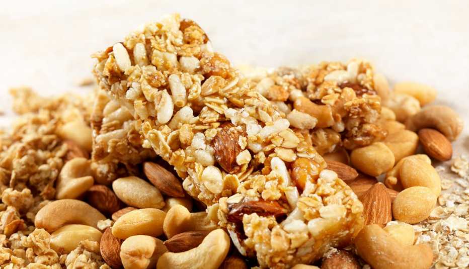 Granola en un plato