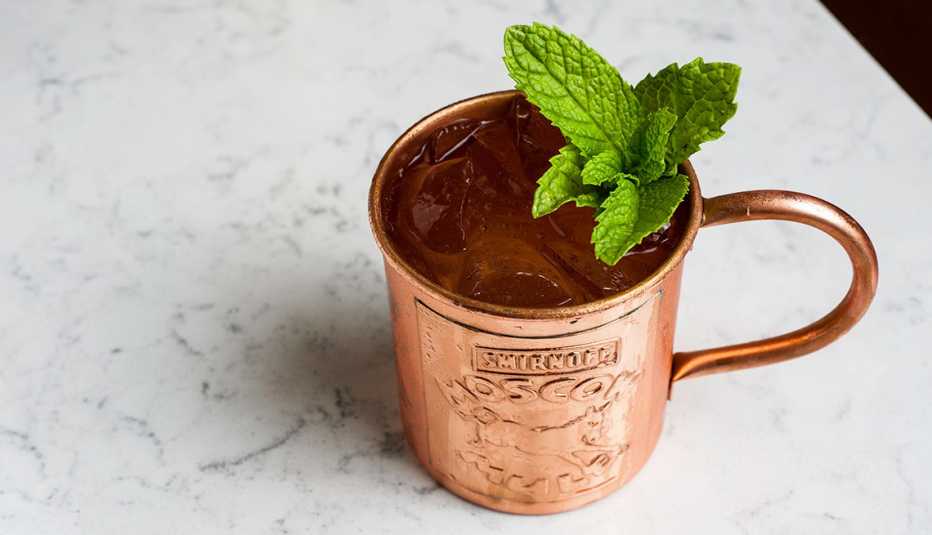 Moscow mule de pepino