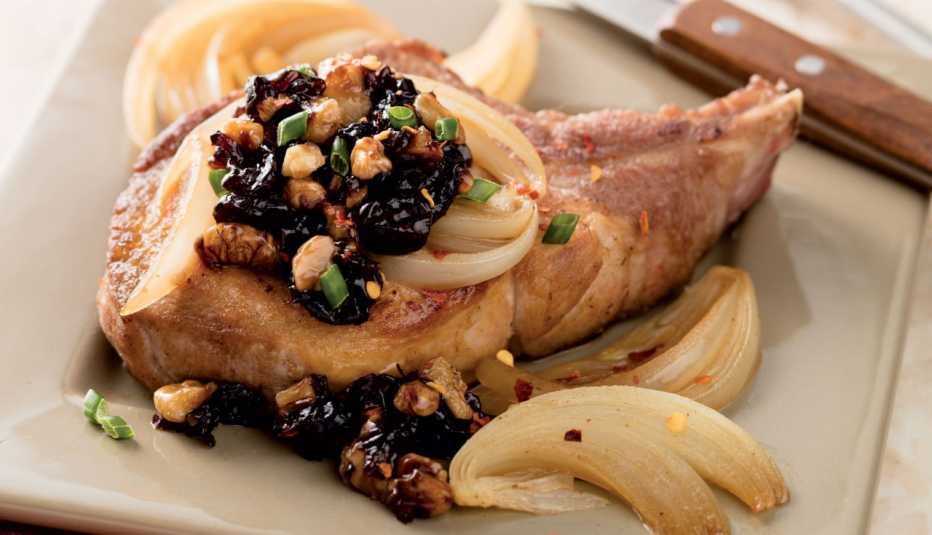 Chuletas de cerdo estofadas