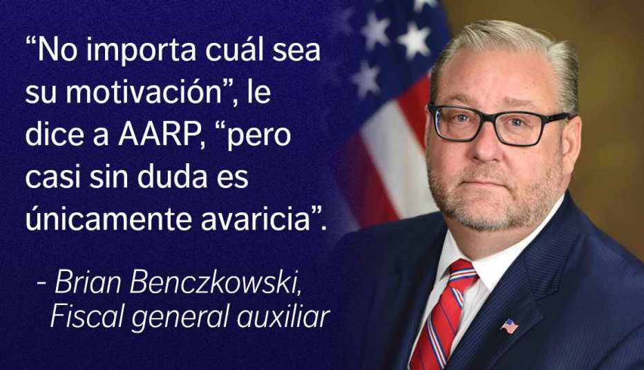 Brian Benczkowski, Fiscal general auxiliar al lado de la cita, no importa cuál sea su motivación, pero casi sin duda es únicamente avaricia.