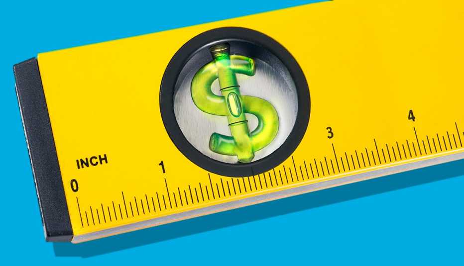Metro con un signo de dolar