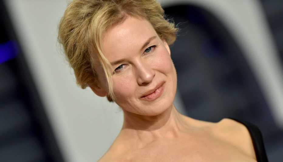 Renee Zellweger en la fiesta del Oscar de Vanity Fair Oscar, Beverly Hills, California, febrero 24, 2019.