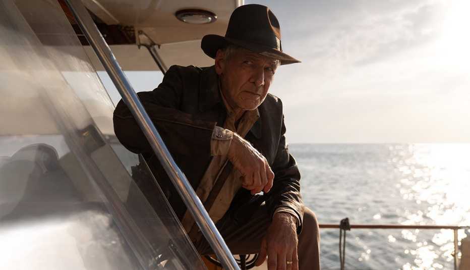 Harrison Ford  en "Indiana Jones and the Dial of Destiny".