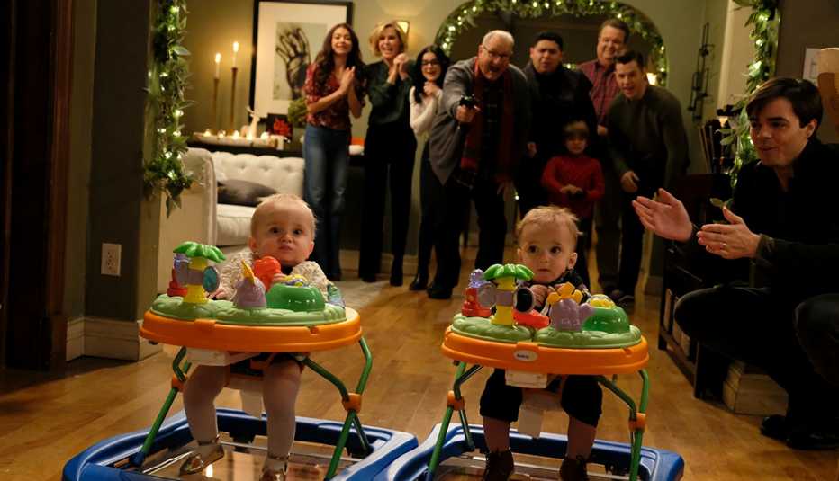 Escena del último episodio del show Modern Family