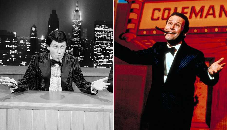 Billy Crystal como Buddy Young Jr.  en Saturday Night Live en el 1985.