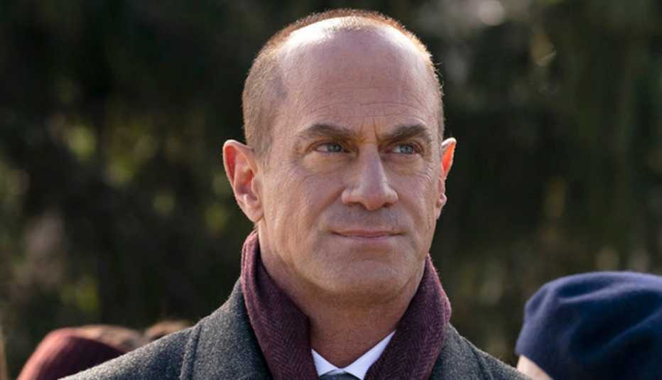 Christopher Meloni en su rol como el detective Elliot Stabler en "Law and Order: Organized Crime".