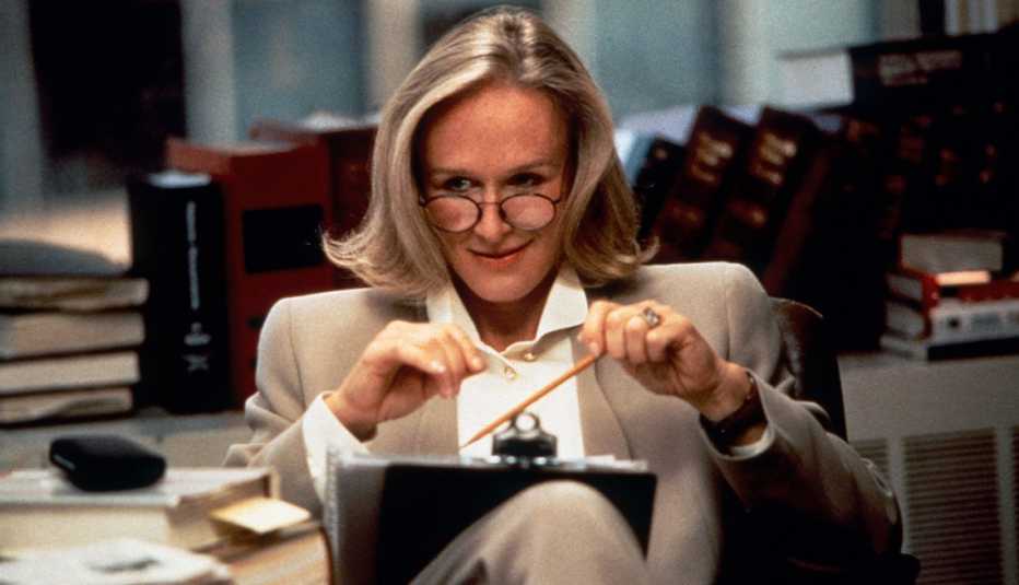 Glenn Close en la película "The Paper".