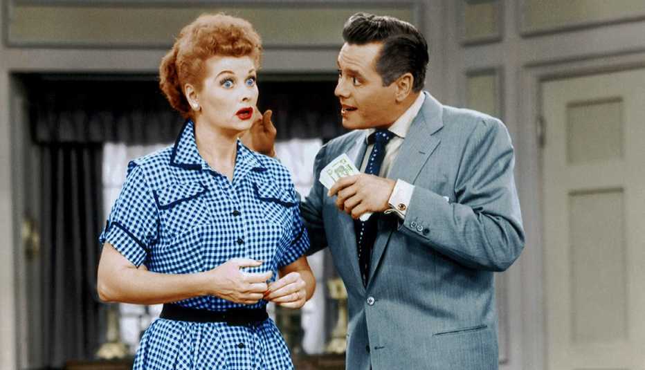 Lucille Ball (izquierda) y Desi Arnaz.
