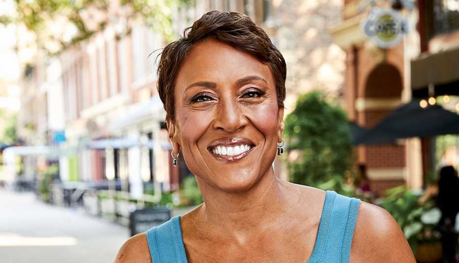 La presentadora de noticias y autora Robin Roberts.