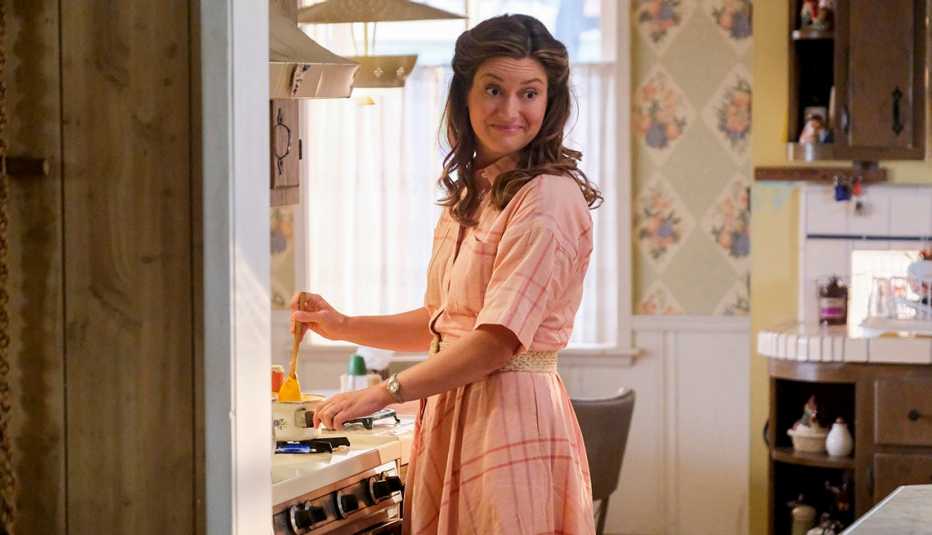 Zoe Perry en "Young Sheldon".