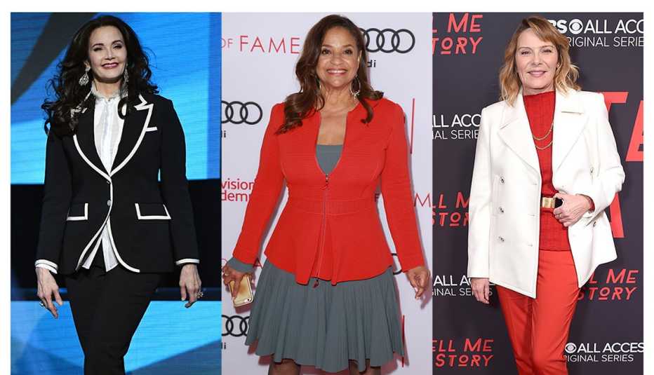 Lynda Carter, Debbie Allen y Kim Cattrall