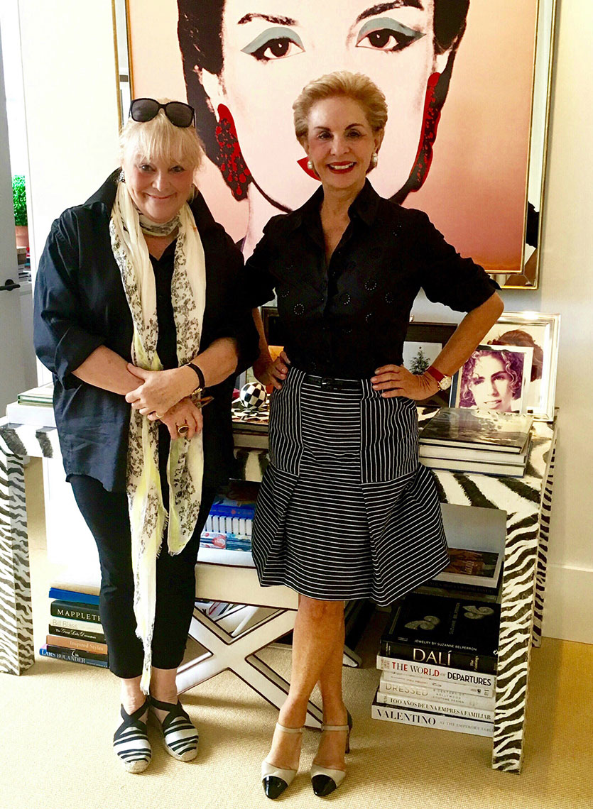 Carolina Herrera y Mari Rodríguez Ichaso