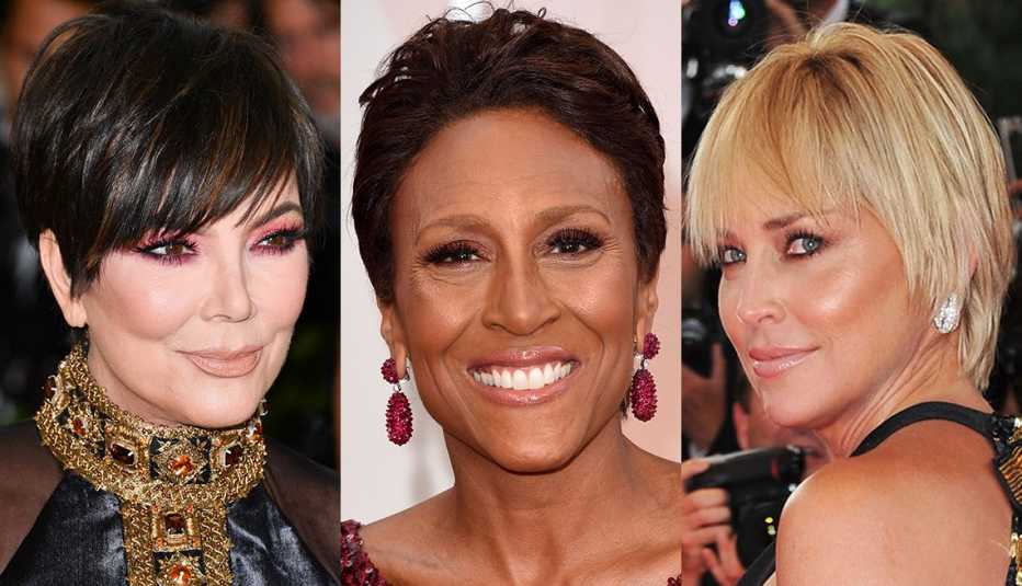 Kris Jenner, Robin Roberts y Sharon Stone 