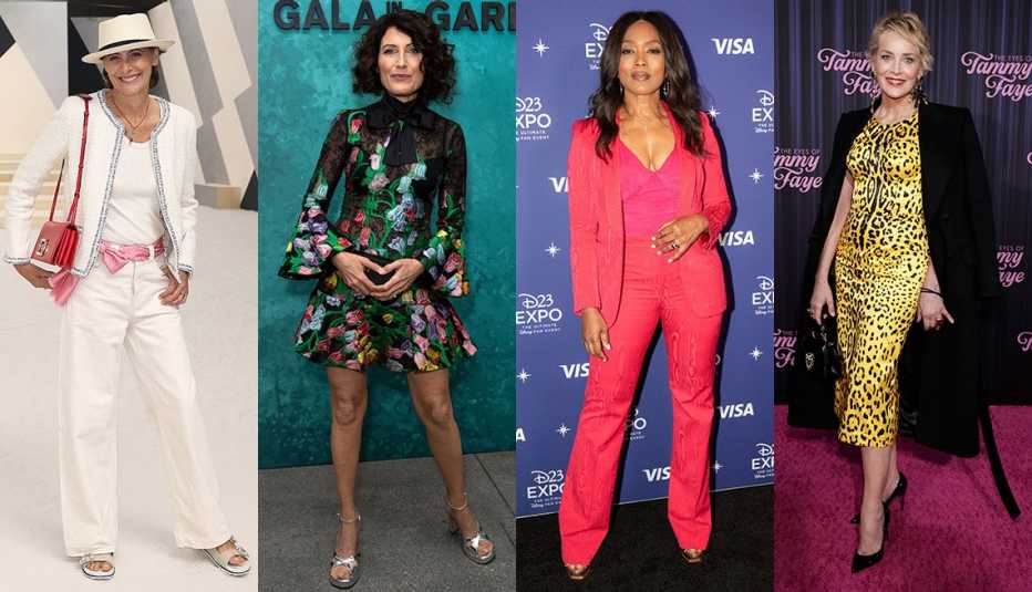 Inès de La Fressange, Lisa Edelstein, Angela Bassett y Sharon Stone.