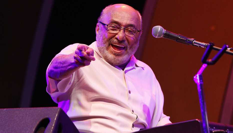 Eddie Palmieri en un concierto, Hollywood, California, 2011.