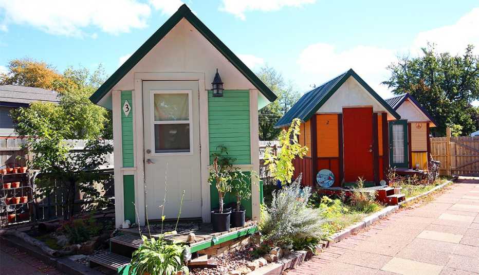 Micro casa en Madison, Wisconsin.