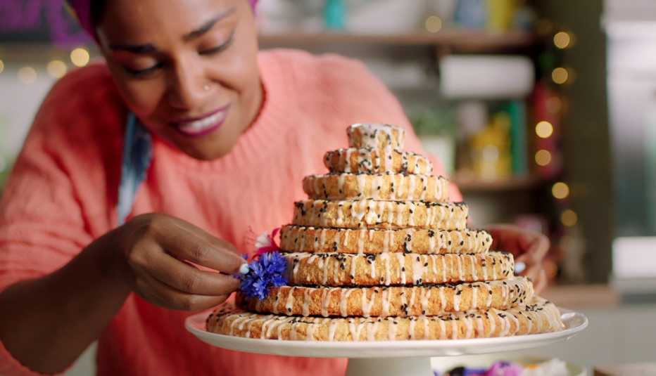Nadiya Hussain, la presentadora de "Nadiya Bakes".