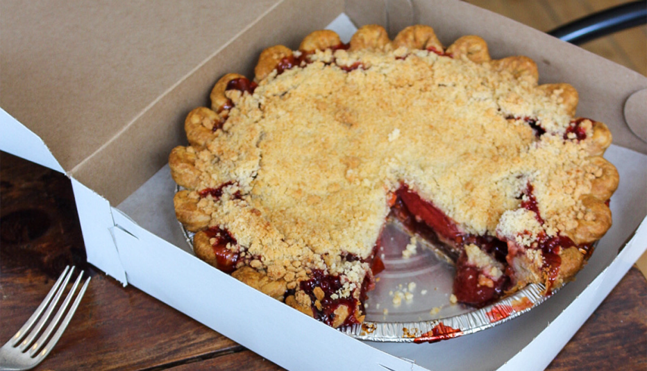 streusel de fresas 