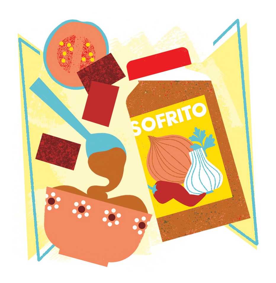 sofrito y dulce de leche