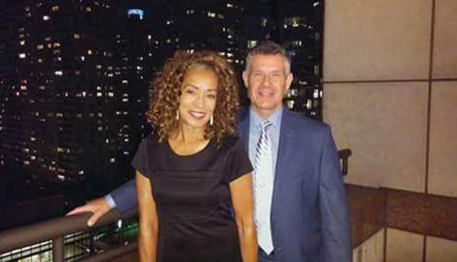 Lorna Rainey y su pareja Shawn Gianella