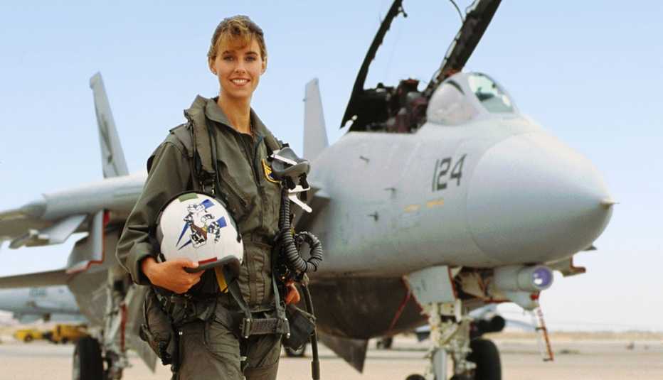 Piloto de caza Carey Lohrenz
