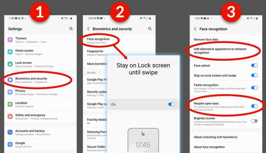 Guía para configurar el reconocimiento facial en un teléfono Android