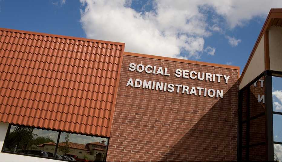 Parte exterior de una oficina de la Administración del Seguro Social