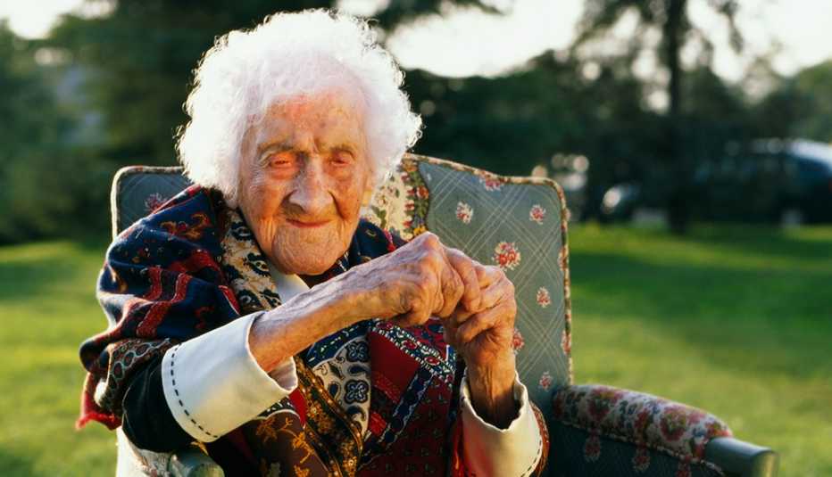 Jeanne Calment, nació en 1875 en Arles, Francia-