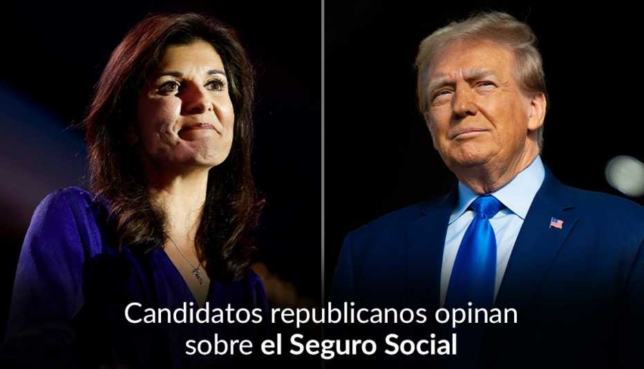 Nikki Haley y Donald Trump comparten cómo protegerían el Seguro Social.